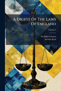 Paperback A Digest Of The Laws Of England, Volume 4 Book