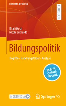 Hardcover Bildungspolitik: Begriffe - Handlungsfelder - Analyse [German] Book
