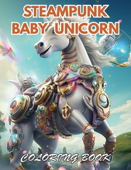 Paperback Steampunk Baby Unicorn Coloring Book for Adults: Mindfulness Coloring to Soothe Anxiety Book