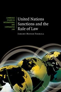 Paperback United Nations Sanctions and the Rule of Law Book