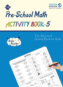 Paperback SBB Pre-School Math Activity Book - 5 Book