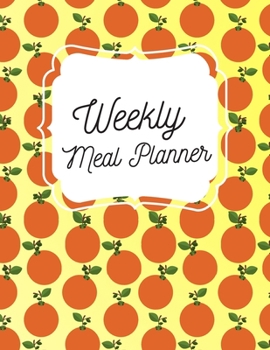 Paperback Weekly Meal Planner: 55 Week Meal Planner, Recipe, (112 Pages, Blank, 8.5 x 11) Book