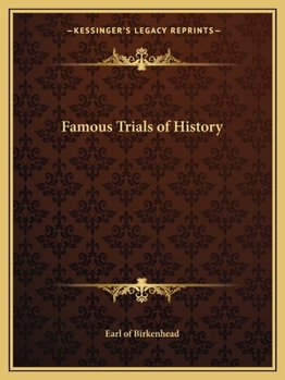 Paperback Famous Trials of History Book
