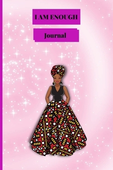 Paperback Journal - I Am Enough (Ankara Woman) Book