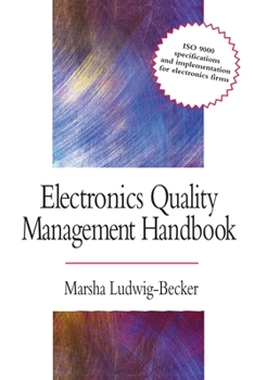 Paperback Electronics Quality Management Handbook Book