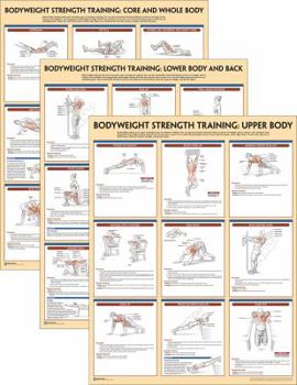 Poster Bodyweight Strength Training Anatomy Poster Series Book