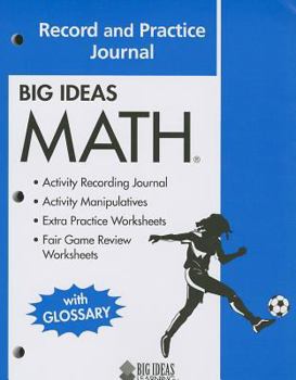 Paperback Big Ideas Math: Blue: Record and Practice Journal Book