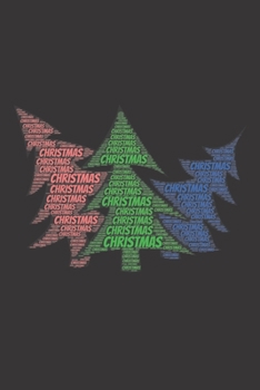 Christmas: Notebook, Journal | Lined Paper | 120 Pages DIN A5 (6 x 9") | Notes, Drawings, Planer, Diary, Organization | Word Cloud Present