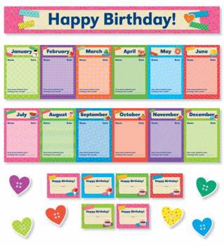 Misc. Supplies Tape It Up! Birthdays Mini Bulletin Board Book