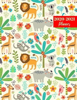 2020-2021 Planner: Simple Weekly & Monthly Planner with Calendar - Personal Journal Week Planners & Goal Planner Organizer