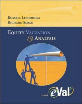 Hardcover MP Equity Valuation and Analysis with Eval 2003 & 2004 CD-ROM Book