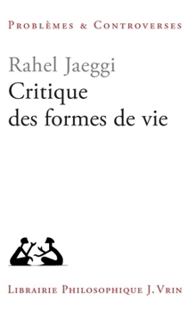 Paperback Critique Des Formes de Vie [French] Book