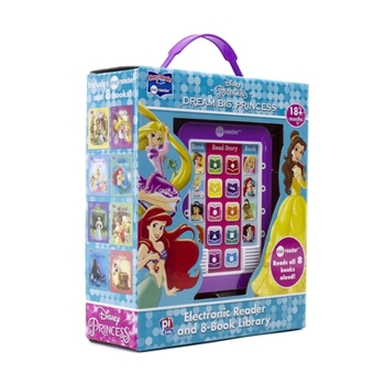 Hardcover Disney Princess: Dream Big, Princess: Me Reader: Electronic Reader and 8-Book Library [With Electronic Reader and Battery] Book