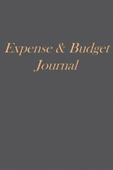 Paperback Expense & Budget Journal Book