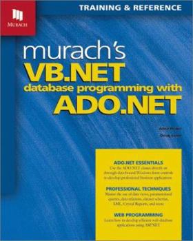 Paperback Murach's VB .Net Database Programming with ADO .Net Book