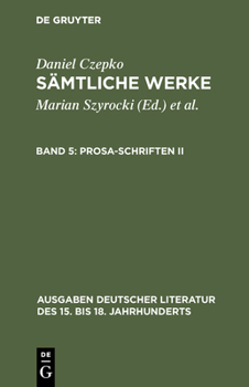 Hardcover Sämtliche Werke, Band 5, Prosa-Schriften II [German] Book