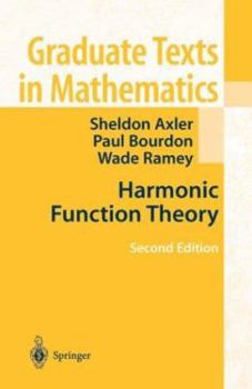 Hardcover Harmonic Function Theory Book