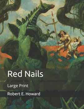 Paperback Red Nails: Large Print Book