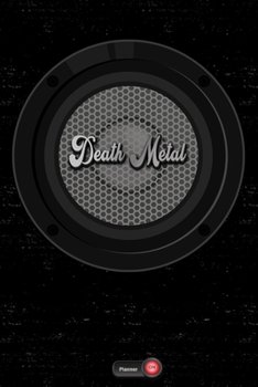 Death Metal Planner: Boom Box Speaker Death Metal Music Calendar 2020 - 6 x 9 inch 120 pages gift