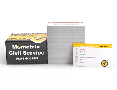 Civil Service Exam Study Cards 2026-2027: Civil Service Test Prep and Practice Test Questions [Full Color Cards]