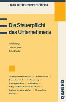 Paperback Die Steuerpflicht Des Unternehmens [German] Book