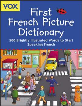 Hardcover Vox First French Picture Dictionary Book