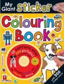 Paperback My Giant Sticker Colouring Book