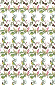 Paperback Dot Grid Journal Notebook: Hummingbird Garden Floral - Bullet Planner Book - Dotted Grid - 5.5 X 8.5" 120 Pg - DIY Weekly Spread - Organizer - Ha Book