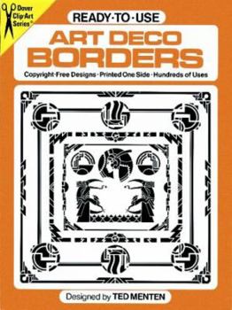 Paperback Ready-To-Use Art Deco Borders Book