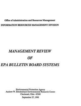 Management Review of EPA Bulletin Board Systems