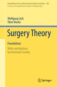 Hardcover Surgery Theory: Foundations Book
