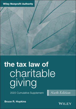 Paperback The Tax Law of Charitable Giving: 2022 Cumulative Supplement Book