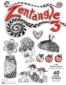 Paperback Zentangle: With Rubber Stamps (3) Book