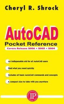 Paperback AutoCAD® Pocket Reference Book