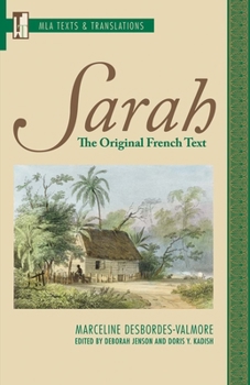 Paperback Sarah: The Original French Text Book