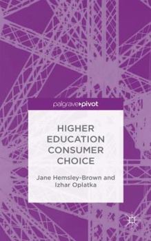 Hardcover Higher Education Consumer Choice Book