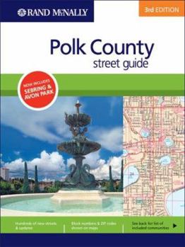 Paperback Rand McNally Street Guide Polk County: Now Includes Sebring & Avon Park Book