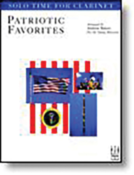Paperback Solo Time Patriotic Favorites for Clarinet Book