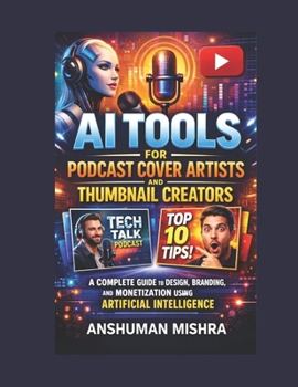 Paperback AI Tools for Podcast Cover Artists and Thumbnail Creators: A Complete Guide to Design, Branding, and Monetization Using Artificial Intelligence Book