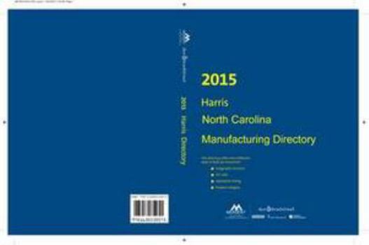 Paperback Harris North Carolina Manufacturers Directory 2015 Book