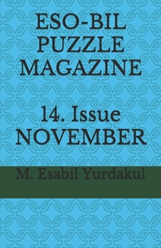 Paperback ESO-BIL PUZZLE MAGAZINE 14. Issue NOVEMBER 2019 Book