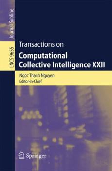 Paperback Transactions on Computational Collective Intelligence XXII Book