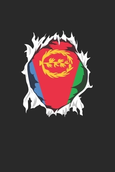 Paperback Eritrea Flag Habesha Gift Idea: 120 Pages 6 'x 9' -Dot Graph Paper Journal Manuscript - Planner - Scratchbook - Diary Book