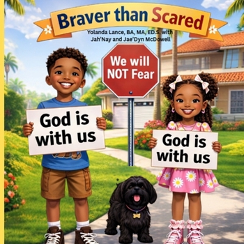 Paperback Braver Than Scared [Large Print] Book