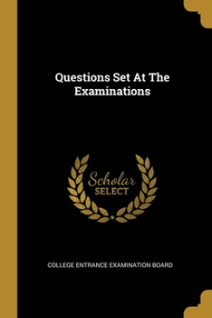 Paperback Questions Set At The Examinations Book