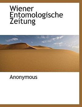 Paperback Wiener Entomologische Zeitung [German] Book