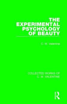 Paperback The Experimental Psychology of Beauty Book