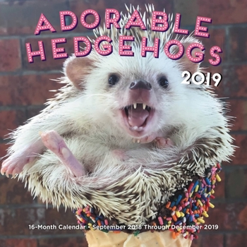 Calendar Adorable Hedgehogs Mini 2019: 16-Month Calendar - September 2018 Through December 2019 Book
