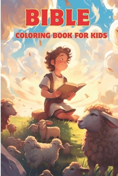 Paperback Bible Coloring Book for Kids: Christian Coloring Book for Kids with Illustrations of Jesus and Children Book