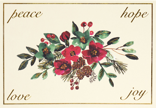 Misc. Winter Blooms & Berries Small Boxed Holiday Cards Book